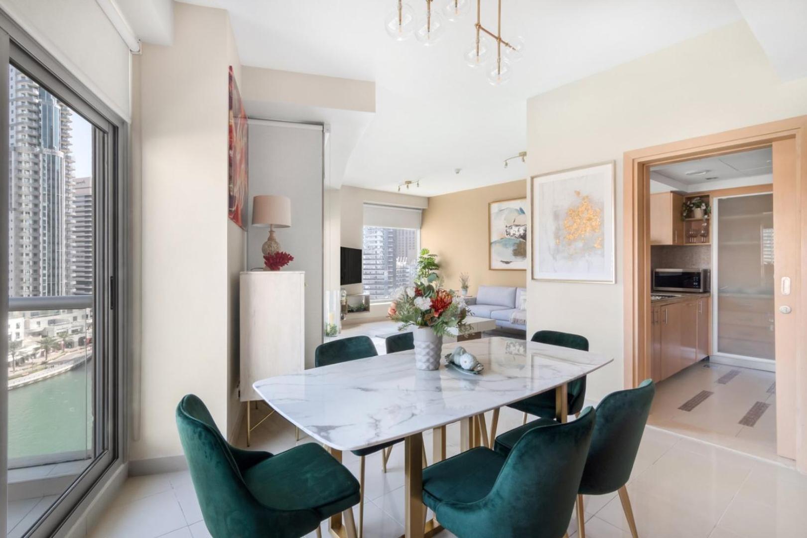 شقة Guestready - Marina View | Fairfield Tower دبي المظهر الخارجي الصورة