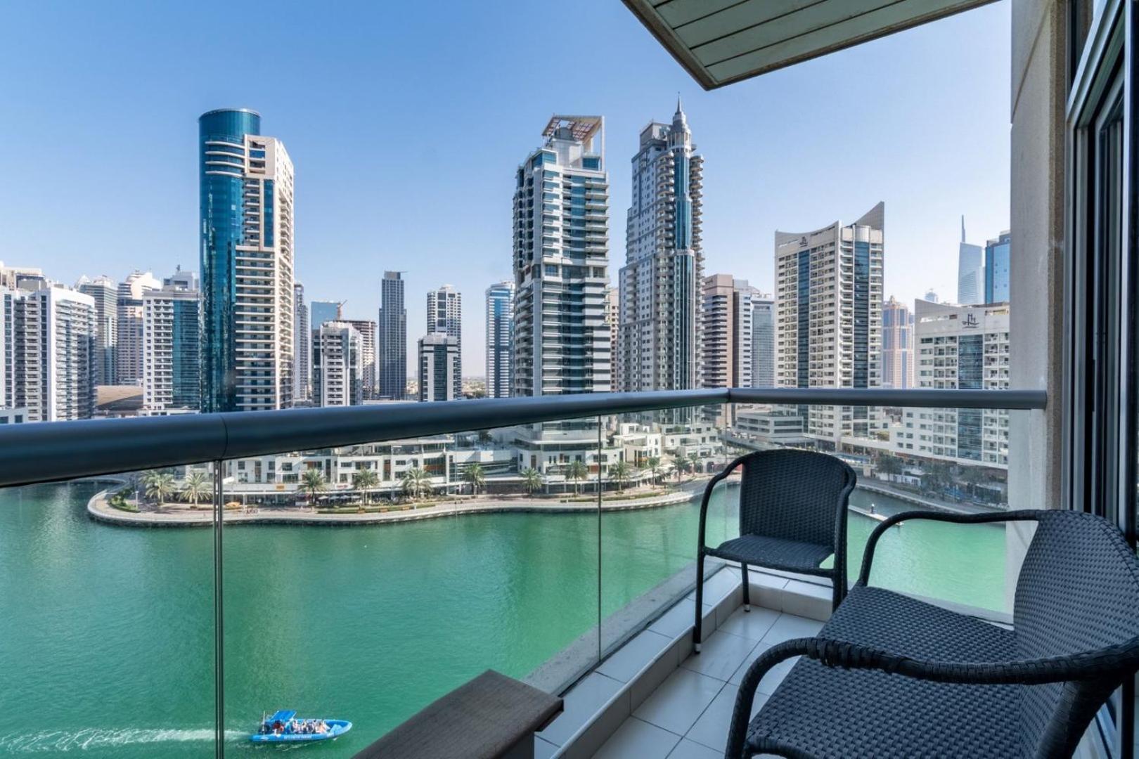 شقة Guestready - Marina View | Fairfield Tower دبي المظهر الخارجي الصورة