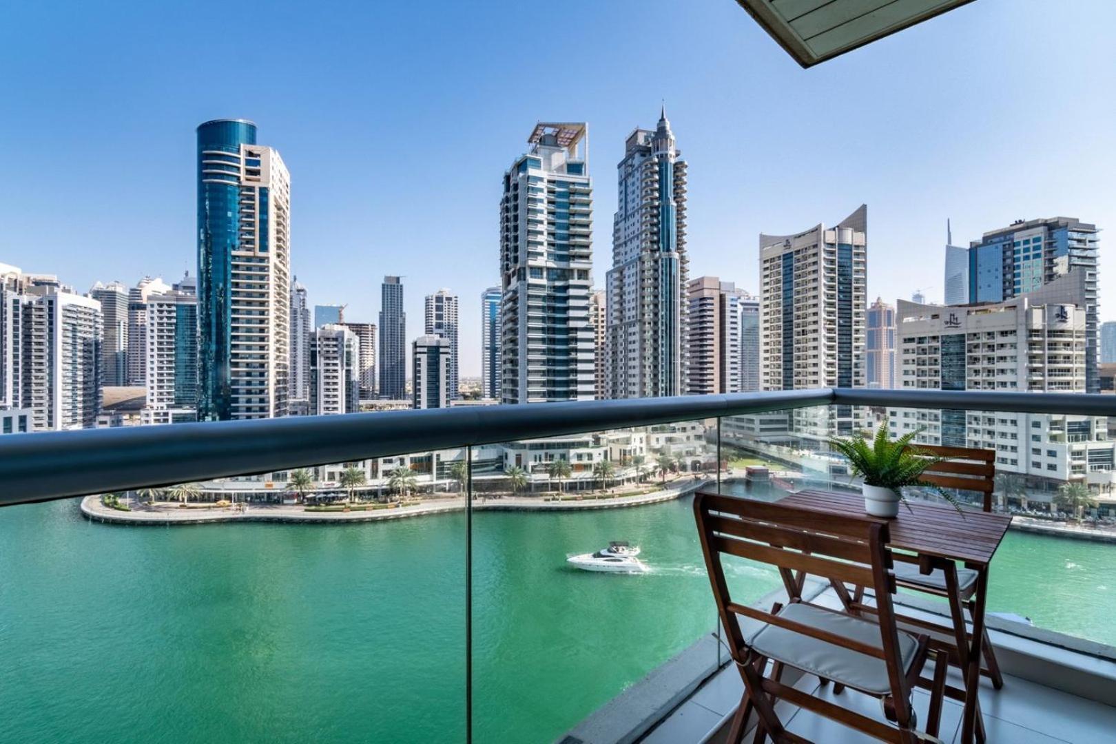 شقة Guestready - Marina View | Fairfield Tower دبي المظهر الخارجي الصورة